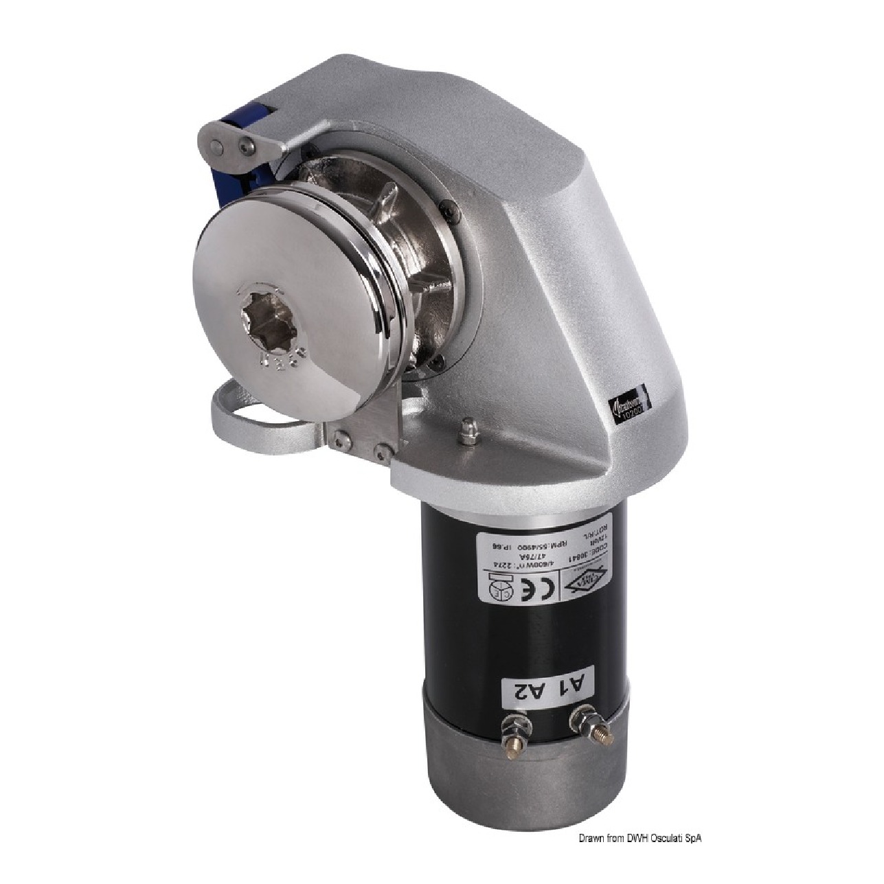 Italwinch Verricello Obi 500 W - 12 V senza campana - barbotin 6 mm