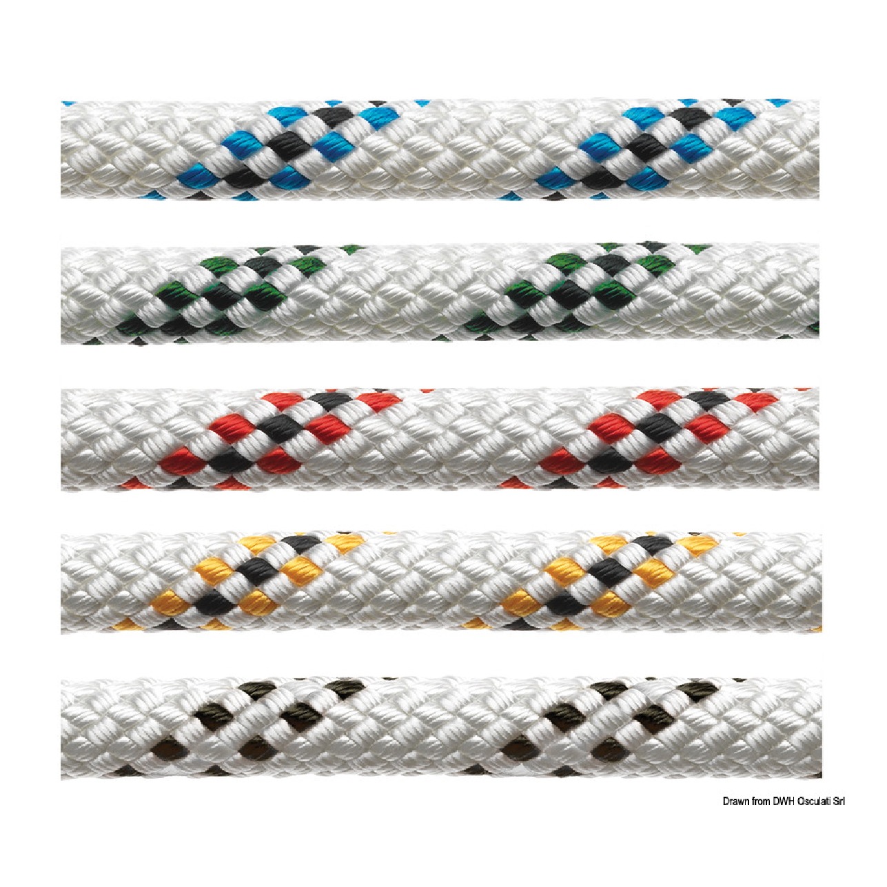 Marlow Braid Fleck mm 6 rosso - 1 Bobina da 200 metri