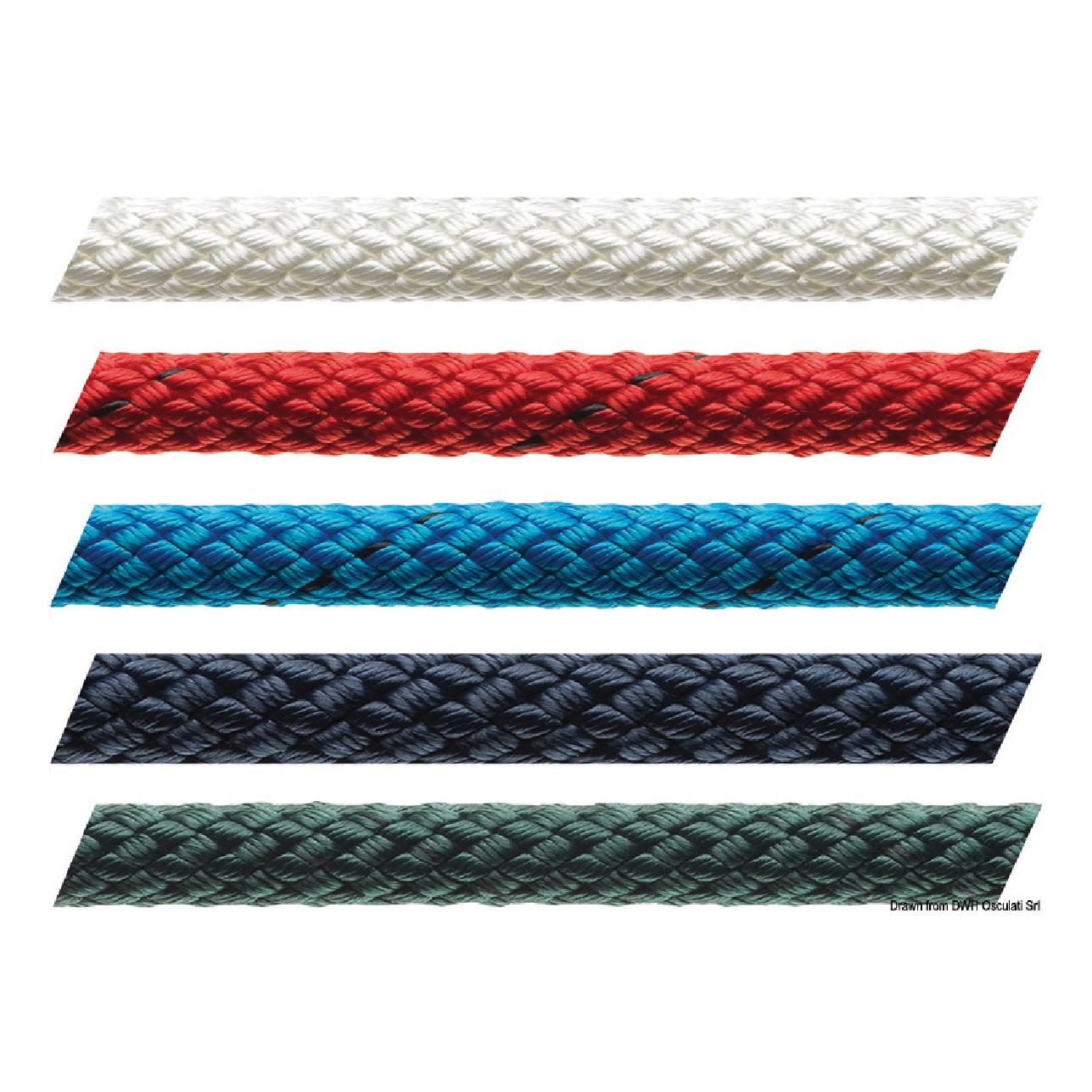 Marlow Cima braid 6 mm rossa - 1 Bobina da 200 metri