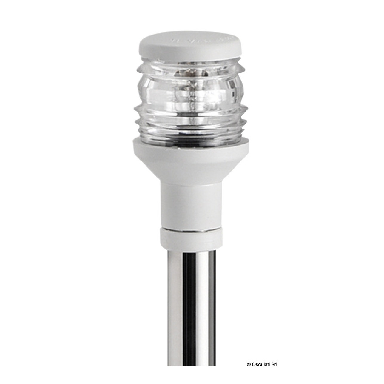 Osculati Asta 60 cm abbattibile fonda 360 fanale bianco