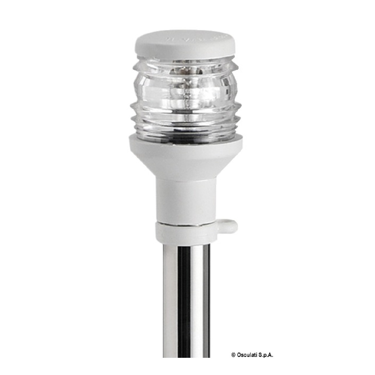 Osculati Asta Compact inox 60 cm fanale bianco