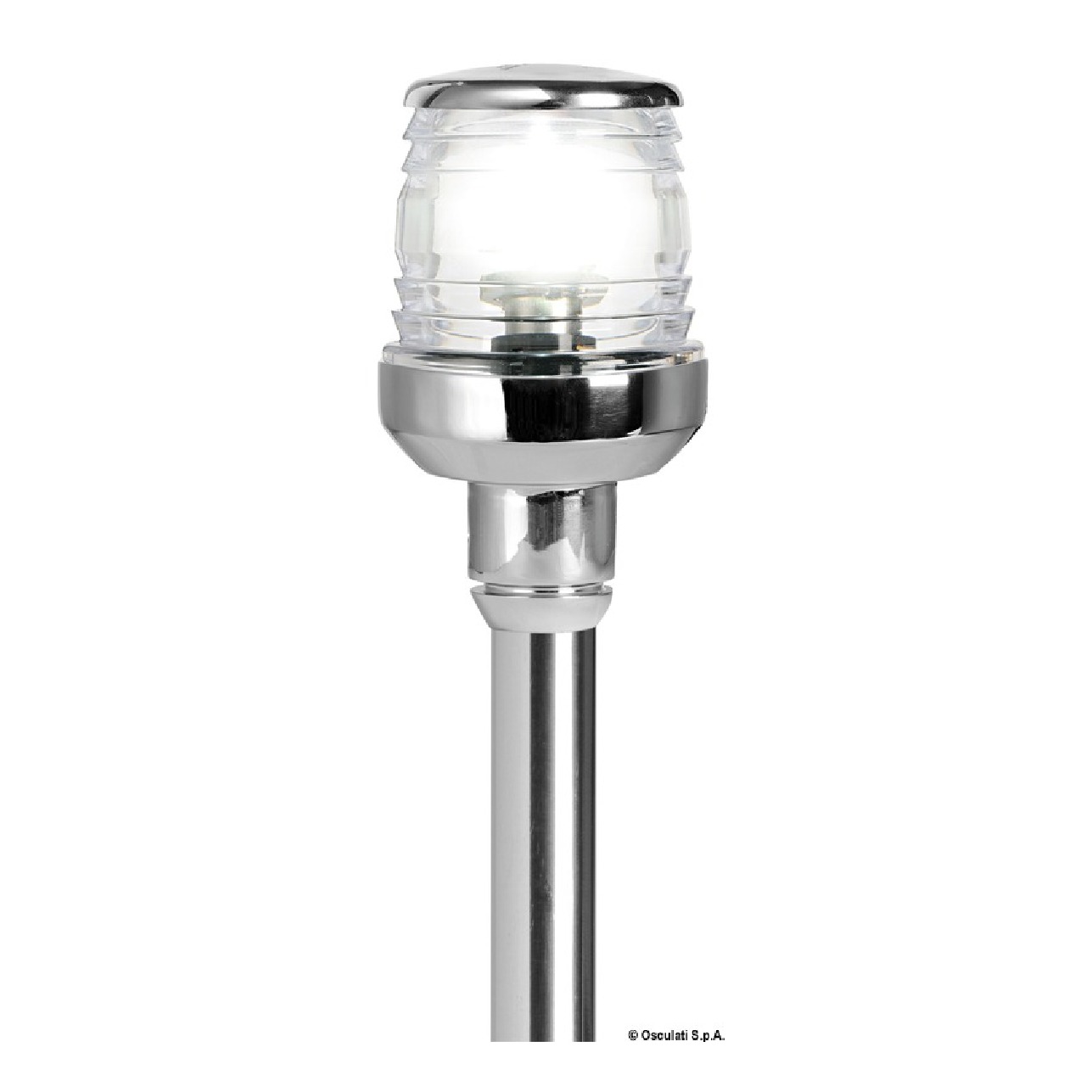 Osculati Asta 360 led estraibile inclinata inox