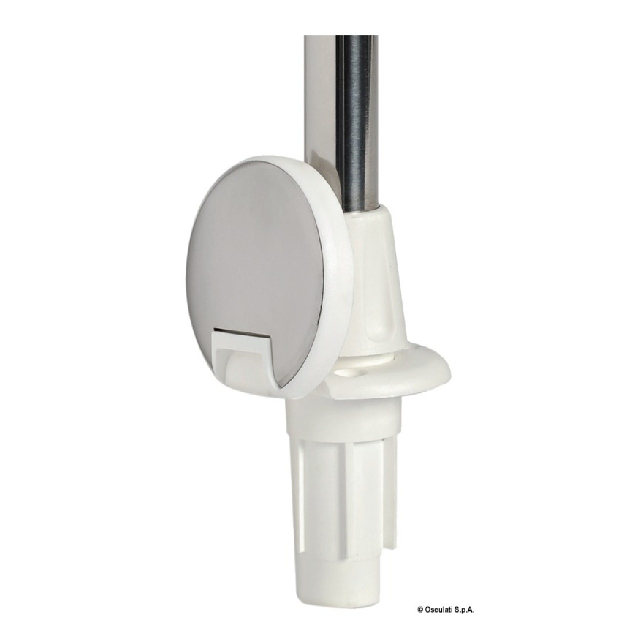 Osculati Asta led estraibile con base bianca 11.163.12