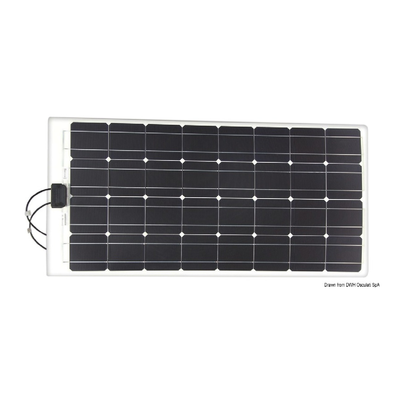 Enecom Pannello solare 100 Wp 1231 x 536 mm