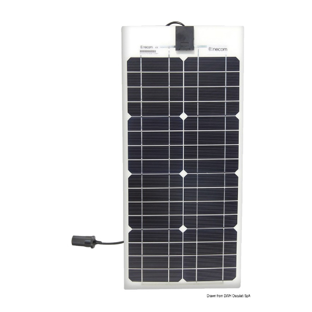 Enecom Pannello solare 40 Wp 620 x 272 mm