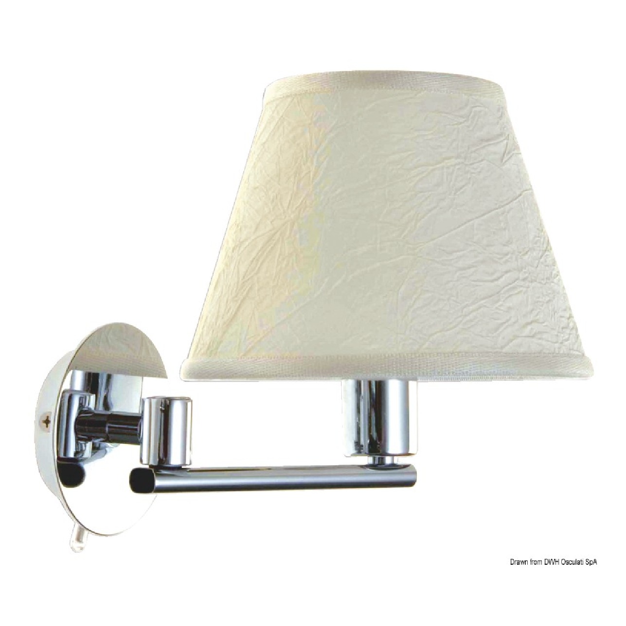 Foresti e Suardi Applique snodata Maia ottone cromato