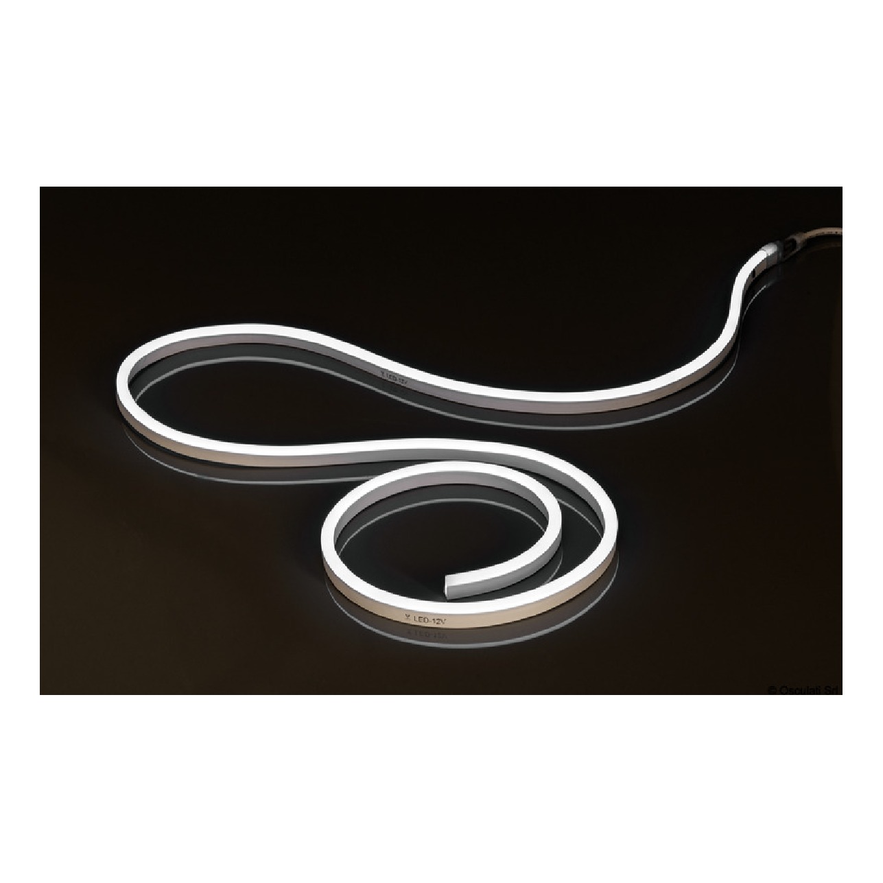 Osculati Barra luminosa flessibile Neon 24V bianco