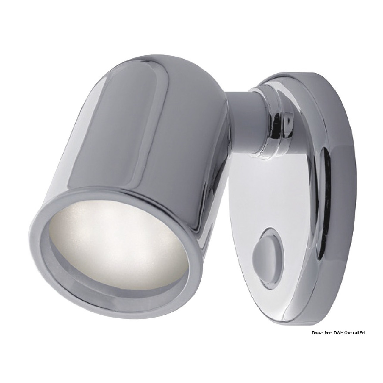 Batsystem Applique Tube 10 LED ABS cromato