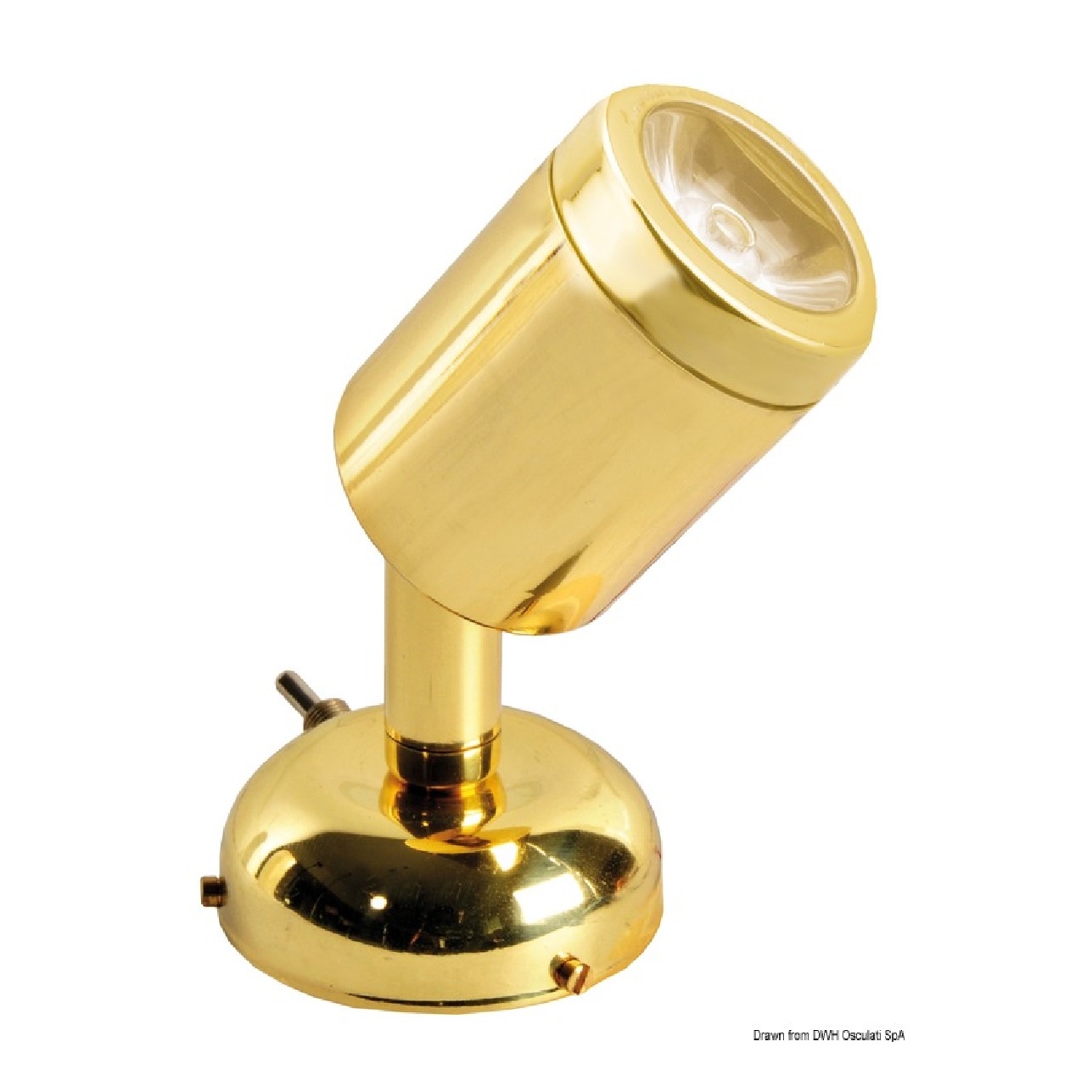 Osculati Applique snodata lucida 1 x 3 W HD