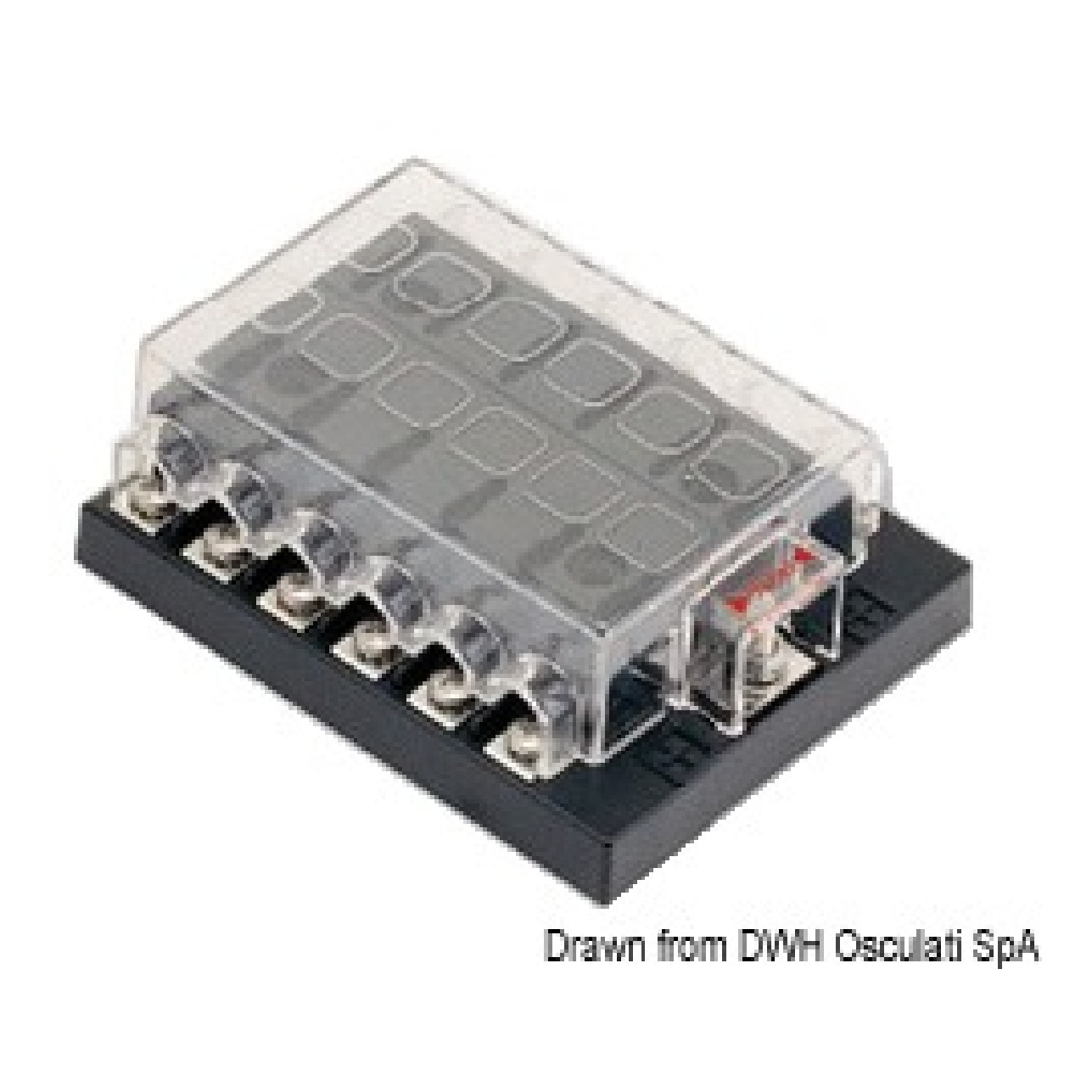 Osculati Box per 12 fusibili lamellari