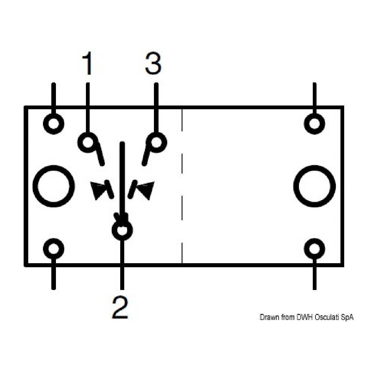 Carling Technologies Interruttore (ON)-OFF-(ON) 2 lampadine 12 V