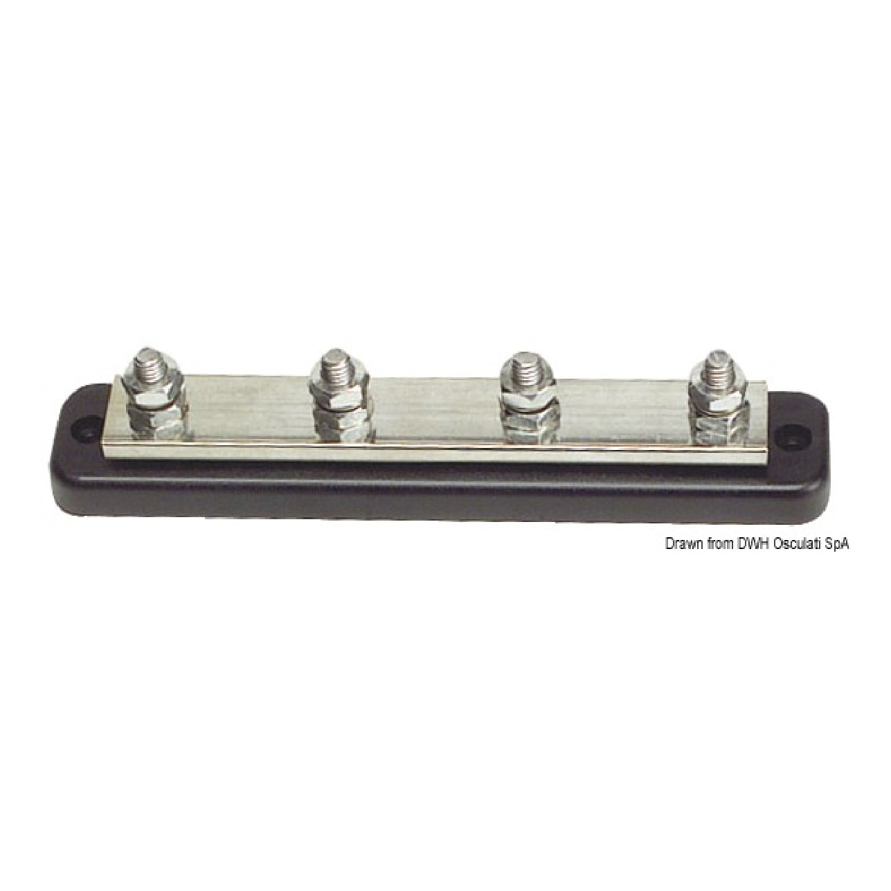 Osculati Bus Bar porta terminali 4 x 8 mm