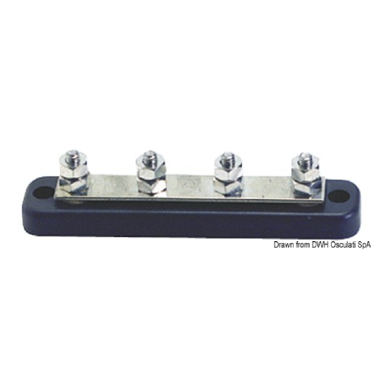 Osculati Bus Bar porta terminali 4 x 6 mm