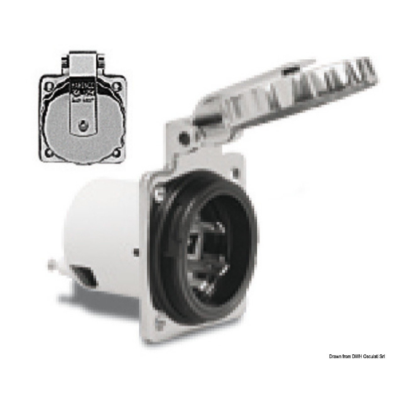 Marinco Presa inox 16-30 A