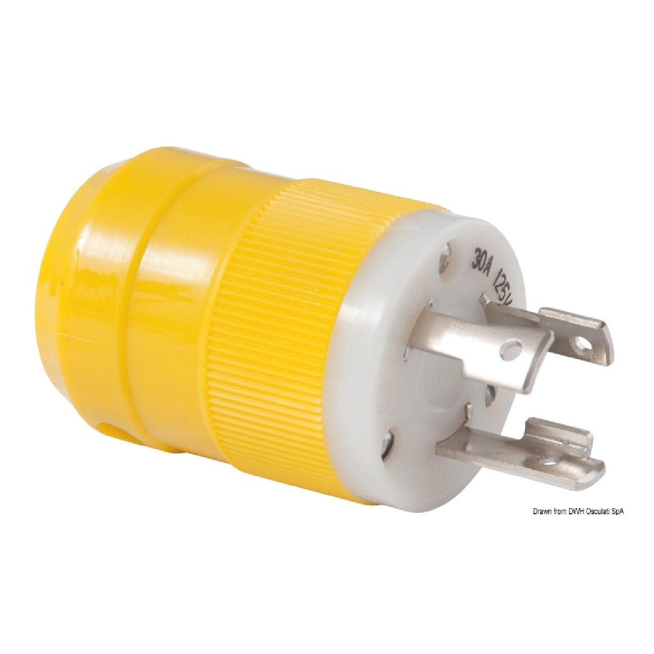 Marinco Spina inox maschio 30 A