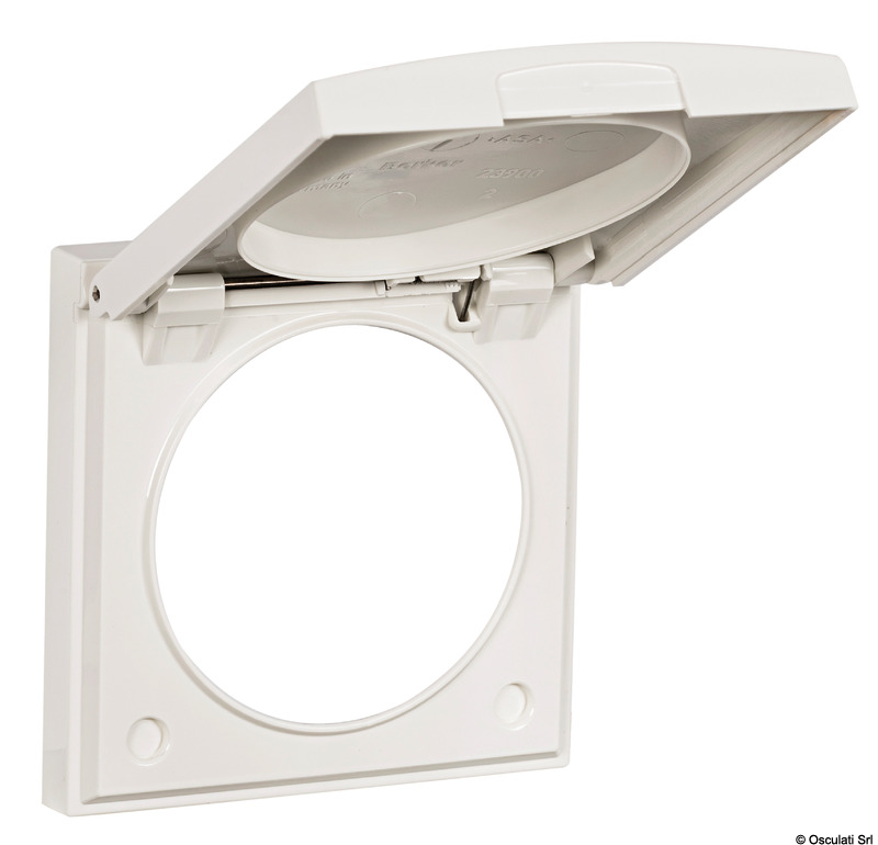 Berker Cornice con coperchio bianca