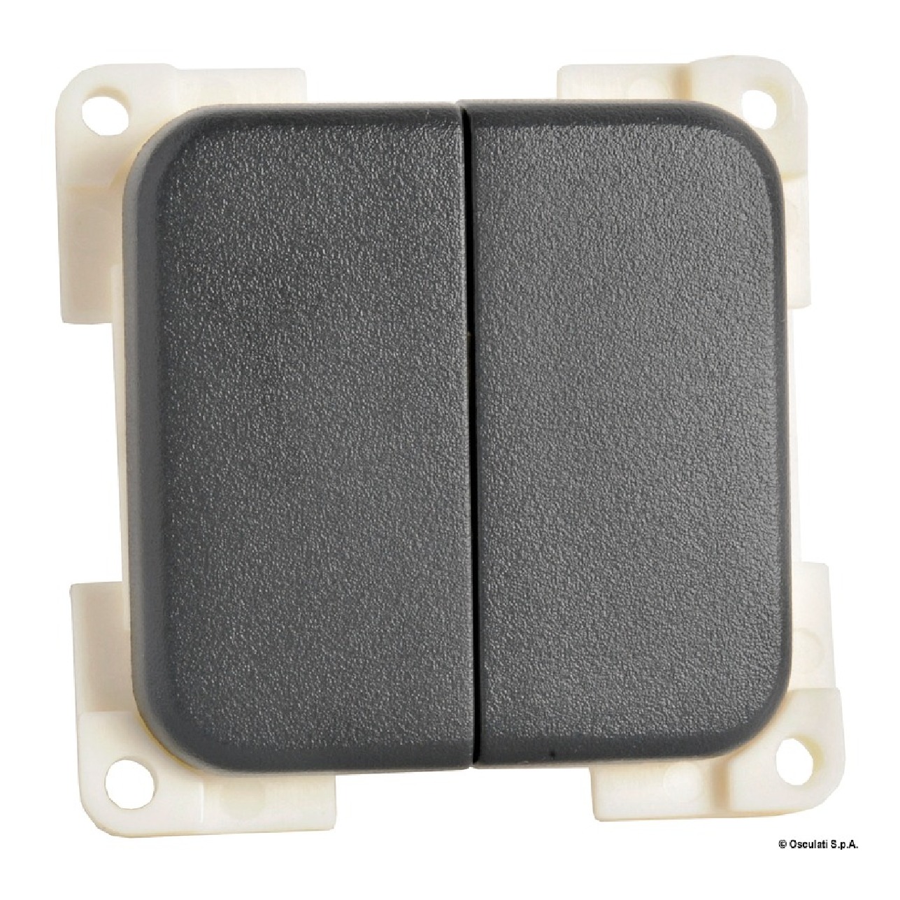 CBE Interruttore ON-OFF grigio doppio