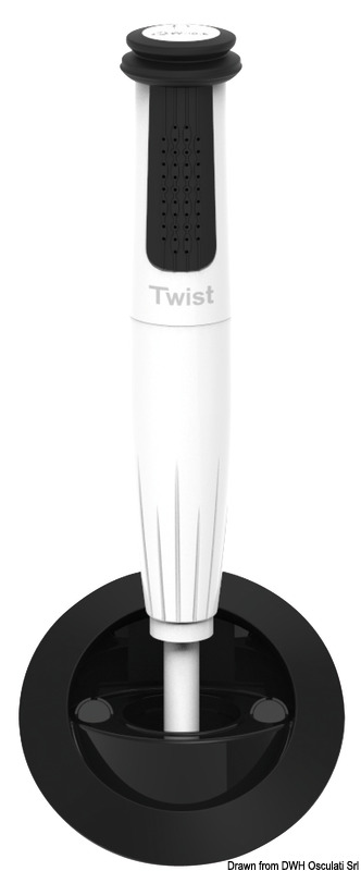 Whale Doccia Twist fredda dritta grigia