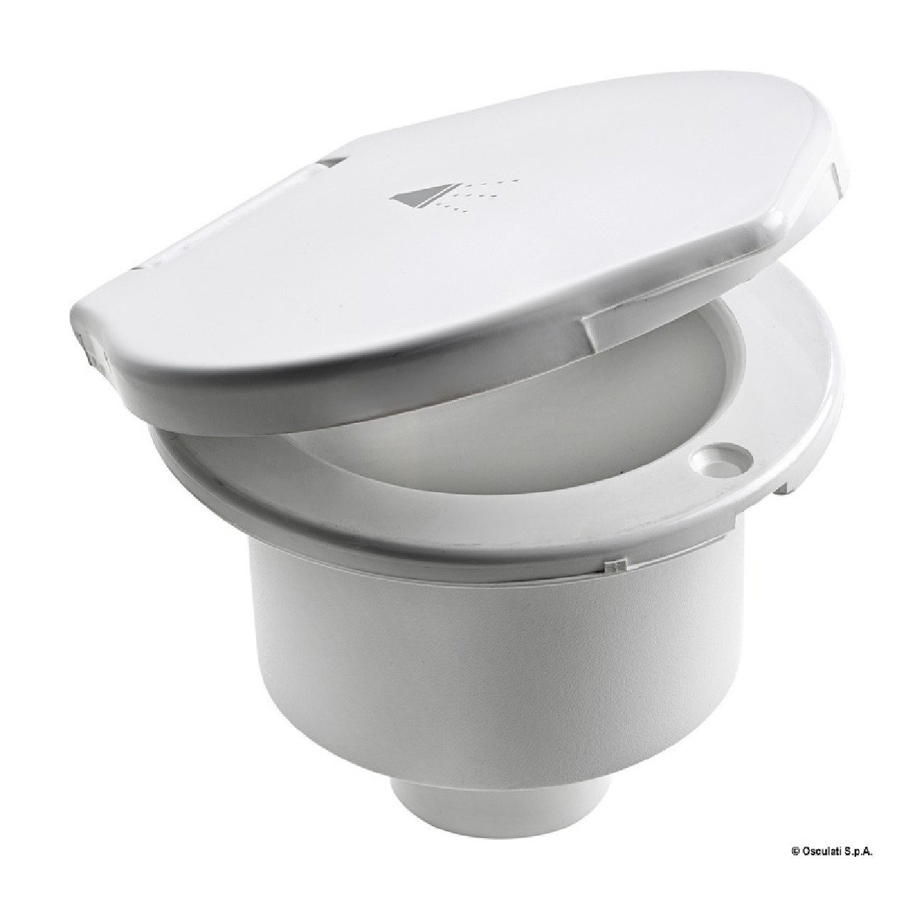 Osculati Box e coperchio Classic foro posteriore