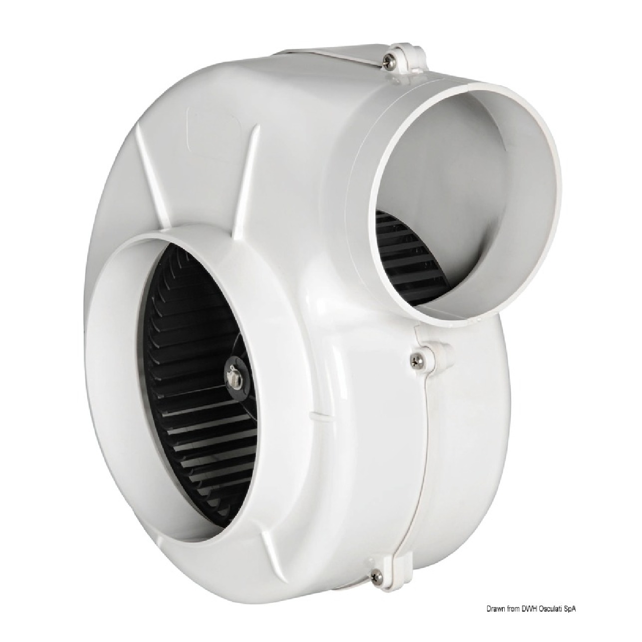 Osculati Aspiratore centrifugo fissaggio a staffa RINA 24 V 11 A