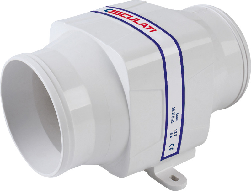 Osculati Aspiratore/Ventilatore assiale Hyperflow 7,6m3 12V