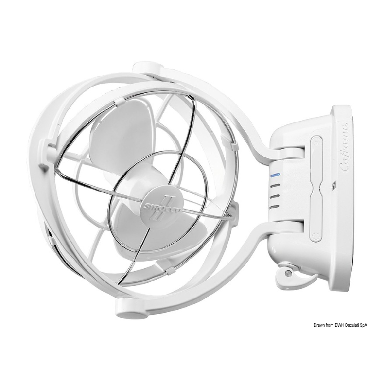 Caframo Limited Ventilatore modello Sirocco II nero 12/24V