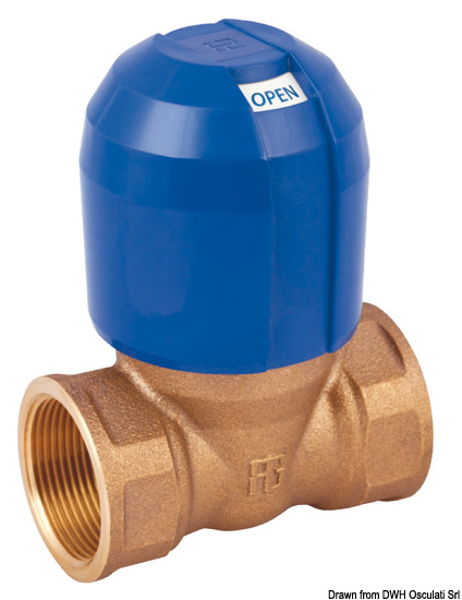 Guidi Valvola antiblocco in bronzo Alex filettata 3/4 pollice