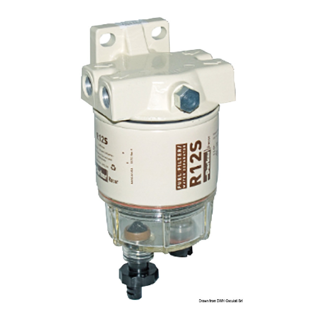 Incofin Filtro separatore acqua/carburante Racor 57 l/h
