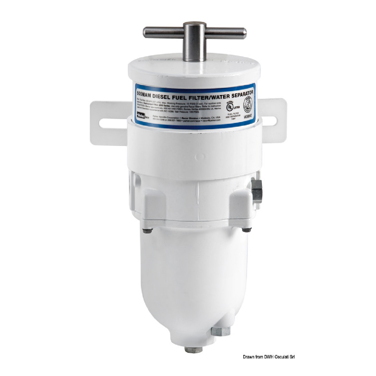 Incofin Filtro Racor completamente metallico 500MAM