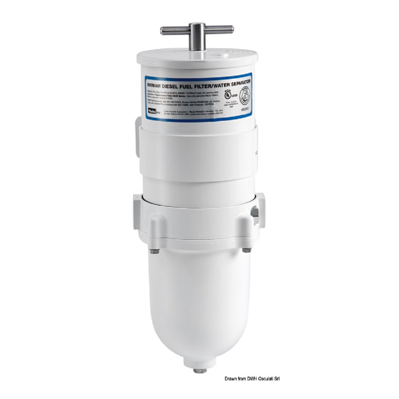 Incofin Filtro Racor completamente metallico 900MAM