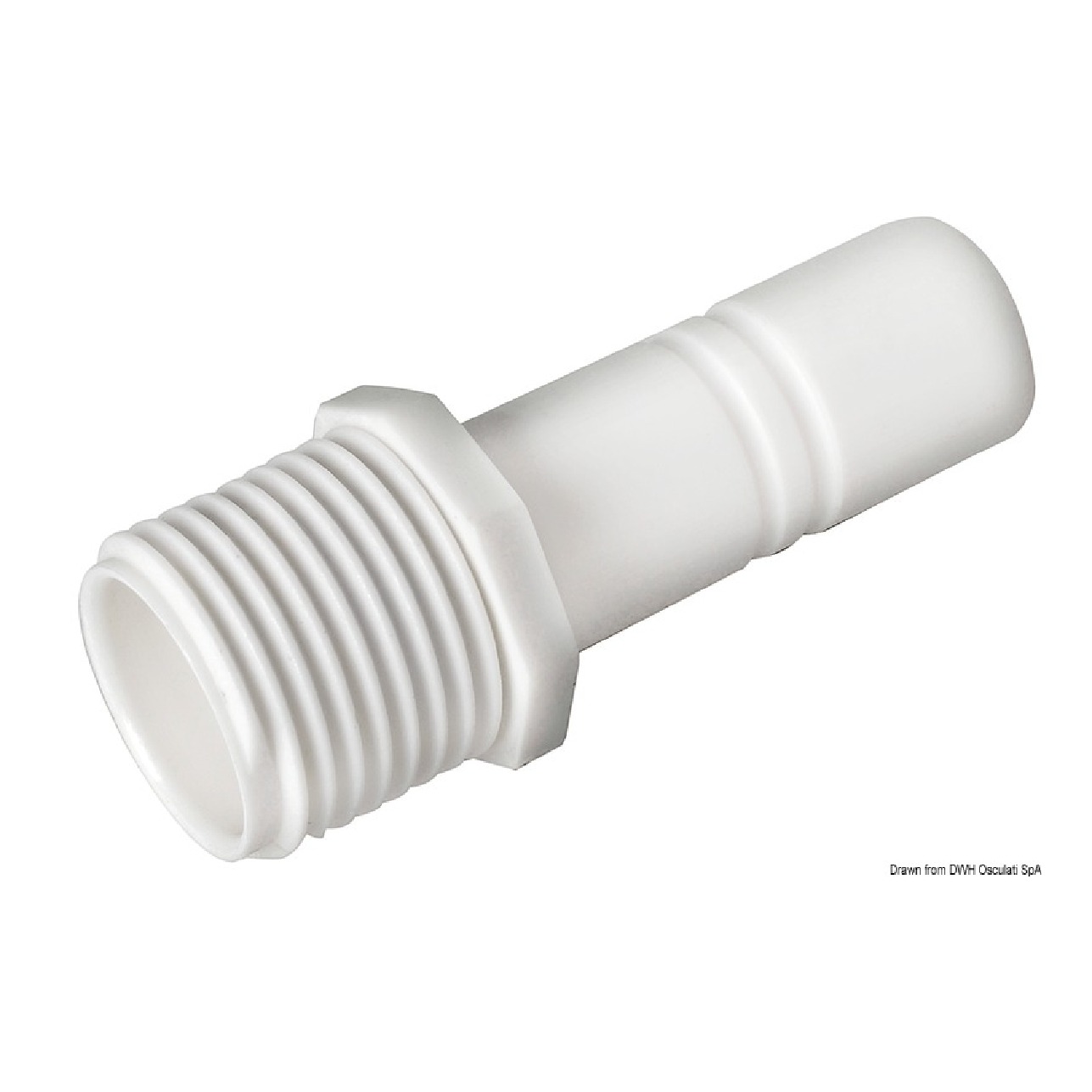 Whale Raccordo cilindrico + maschio 1/2 BSP