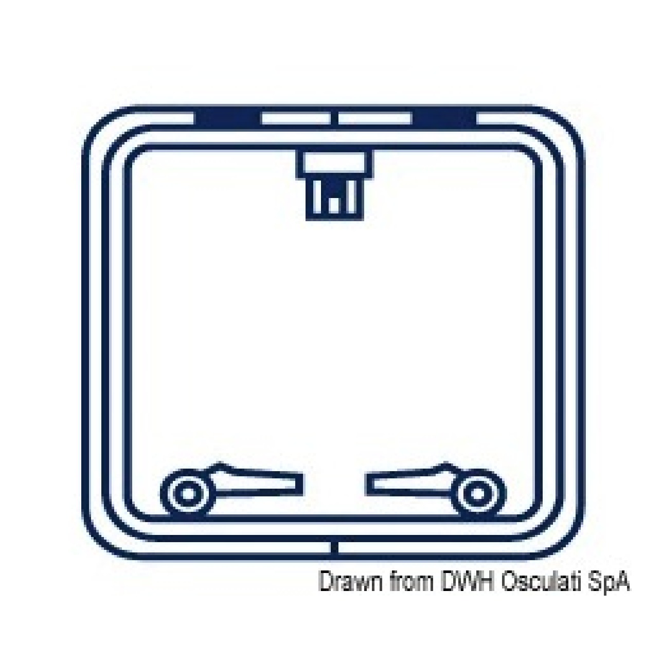Oceansouth Cover passo uomo 450 x 450 mm