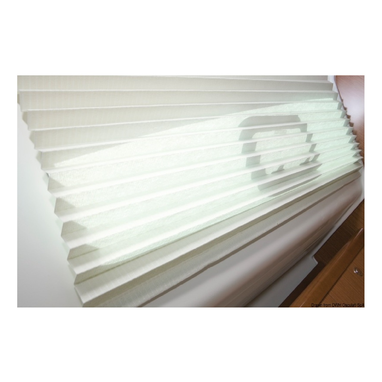 OceanAir Tenda a plisse 381 x 305 mm crema
