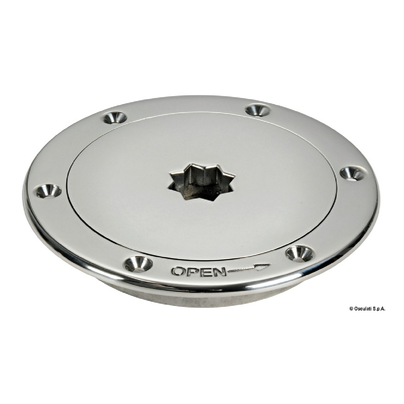 Osculati Botola ispezione AISI 316 passaggio 203 mm