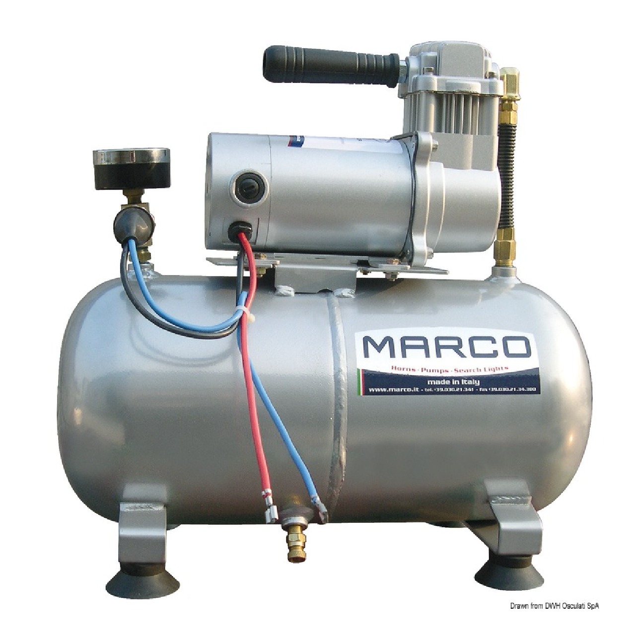Marco Compressore per trombe 24 V