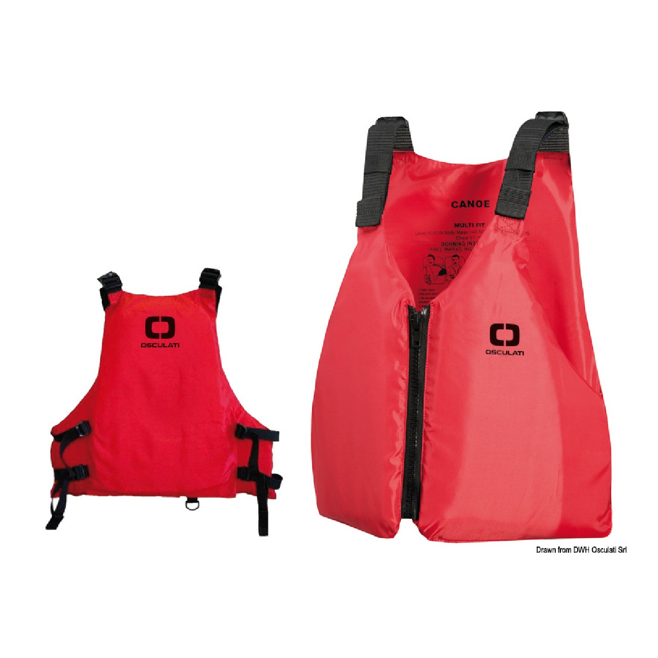 Osculati Aiuto al galleggiamento Canoe - 50 N (EN ISO 12402-5)