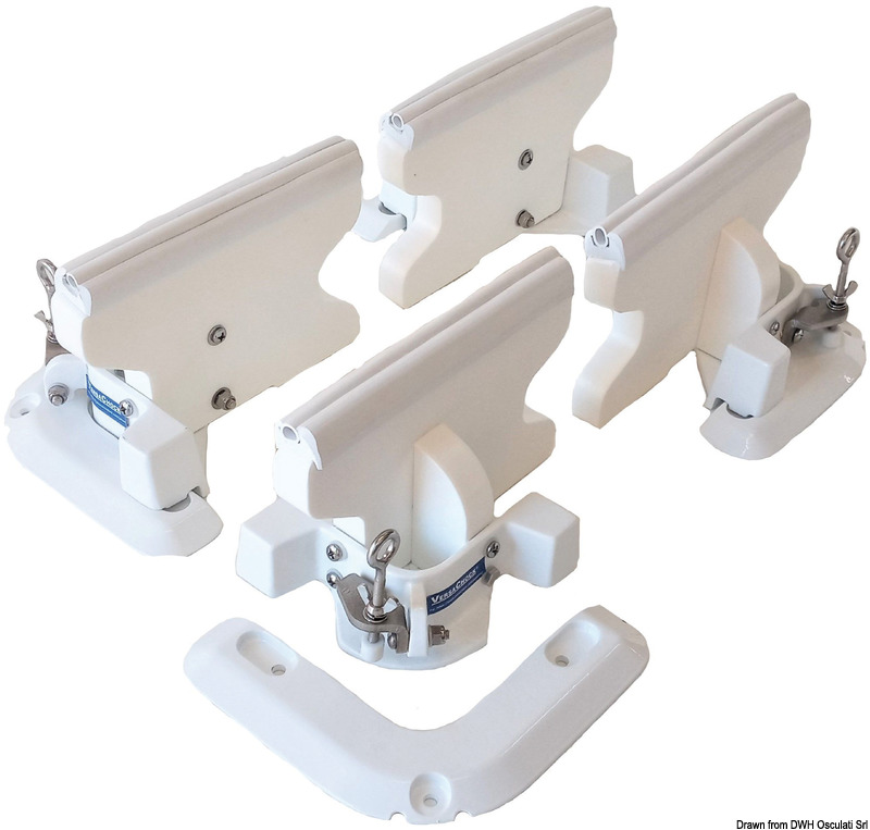 VersaChock Tender Chocks supporti removibili per tender (4pz)