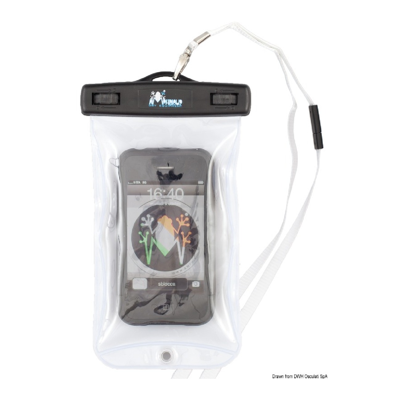 Amphibious Porta cellulare bianco