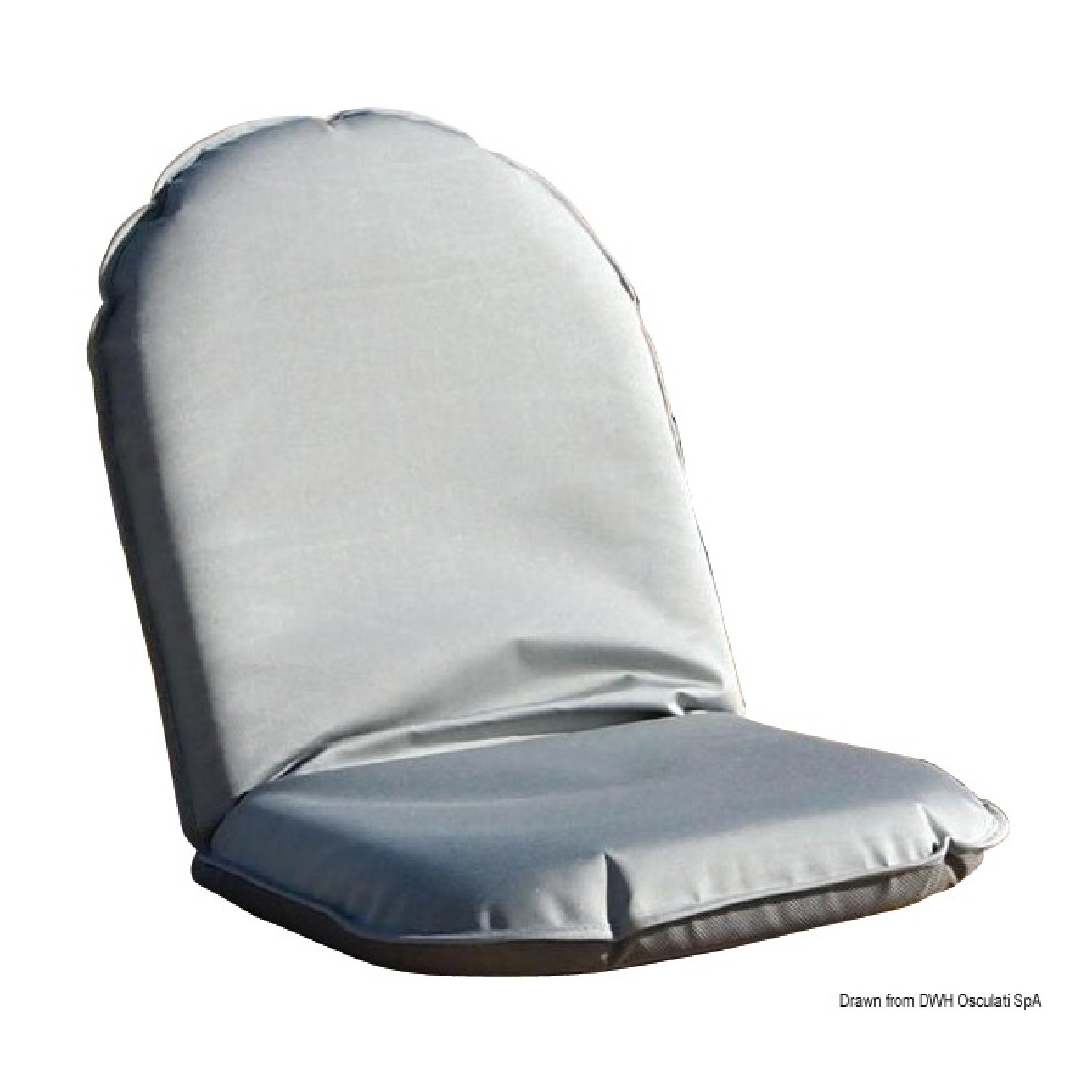 Comfort seat Cuscino seduta barca autoreggente compact grigio