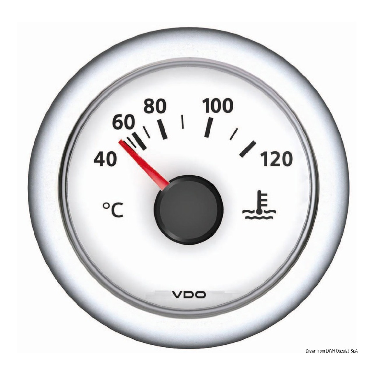 VDO Marine Termometro acqua bianco