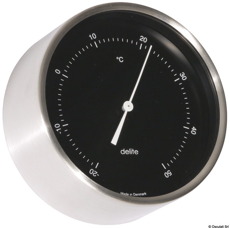 Vion Termometro Clausen inox satinato/nero