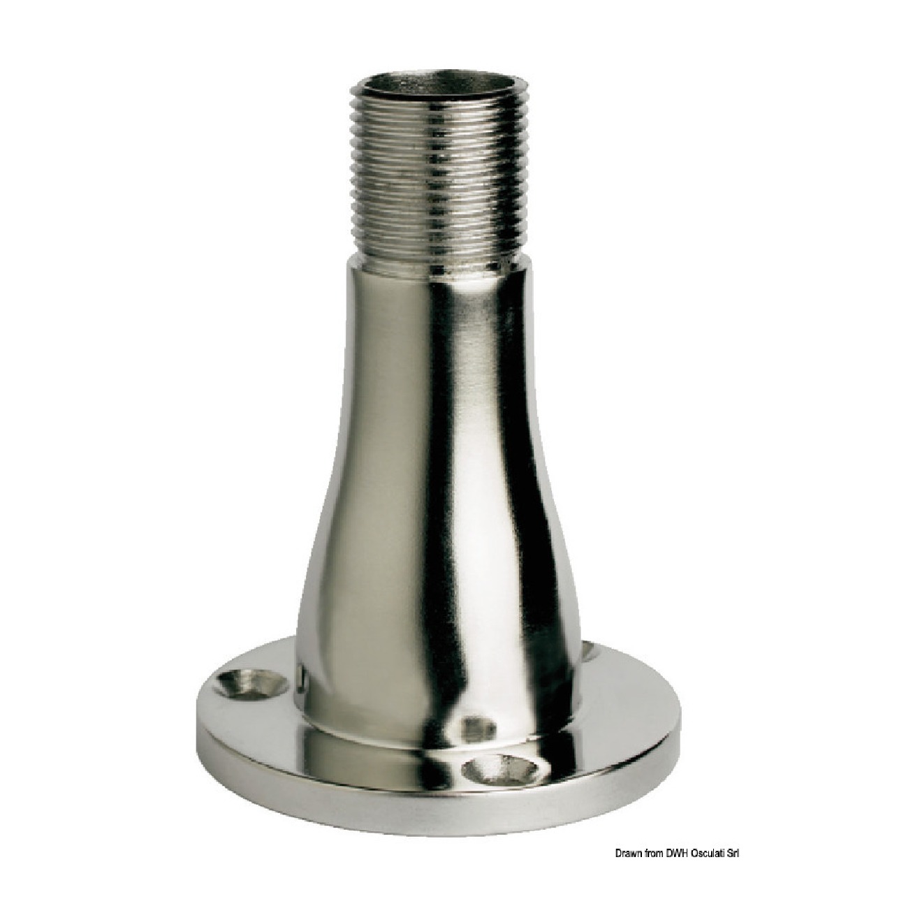 Osculati Base tonda Inox 106 mm