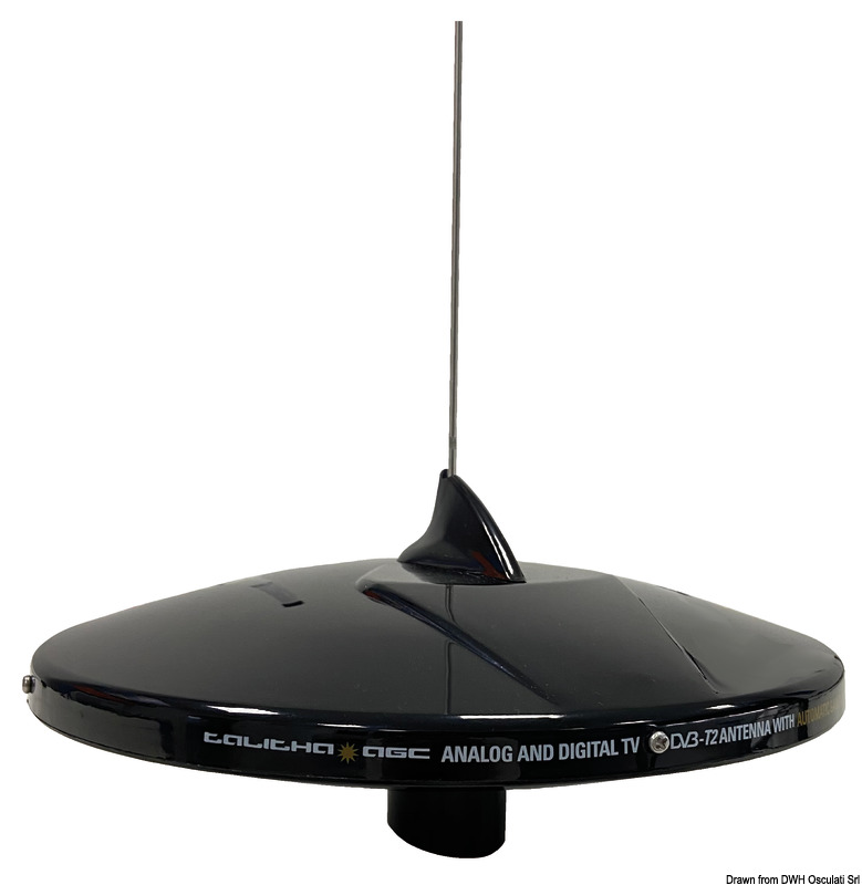 Glomex Antenna TV Talitha nera con DAB