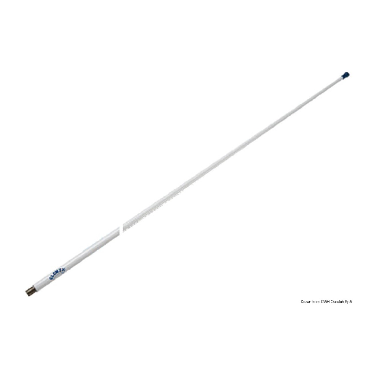 Glomex Antenna VHF Glomeasy Line Fibra di vetro Vela/Motore 1,20 mt
