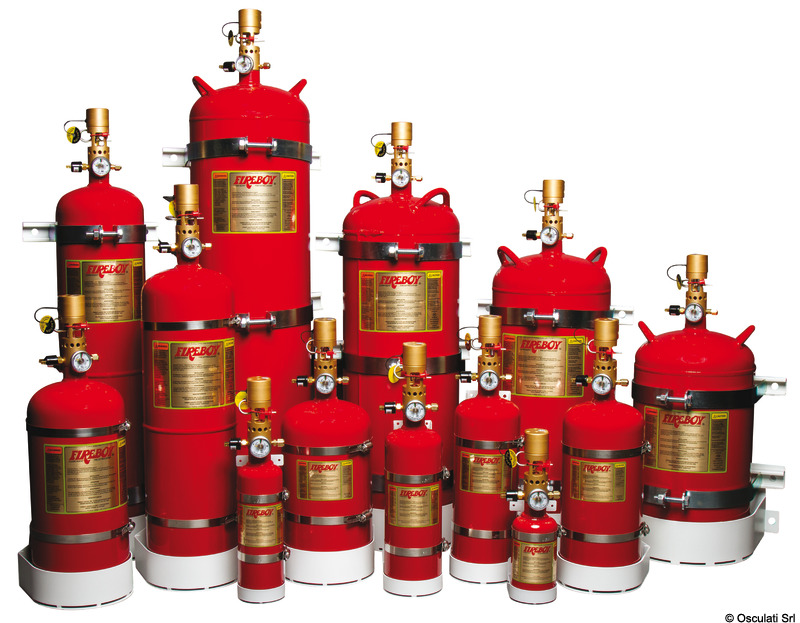 Fireboy Estintore automatico/manuale gas 3 kg
