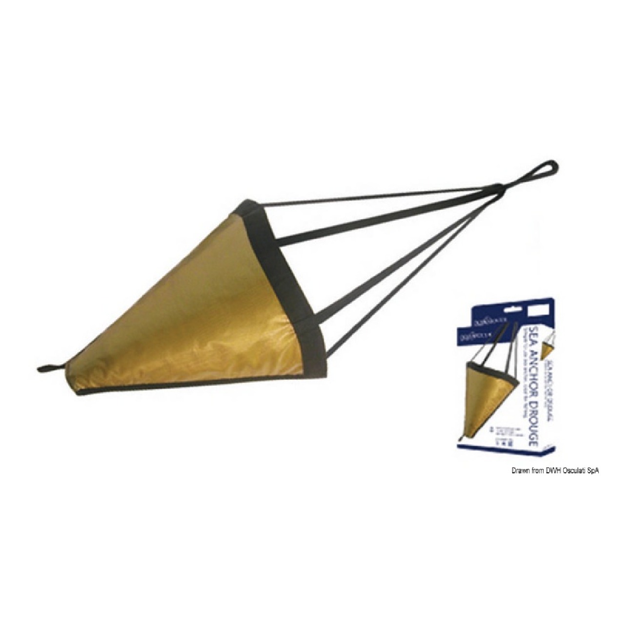 Oceansouth Ancora galleggiante Sea-Drogue 600 mm