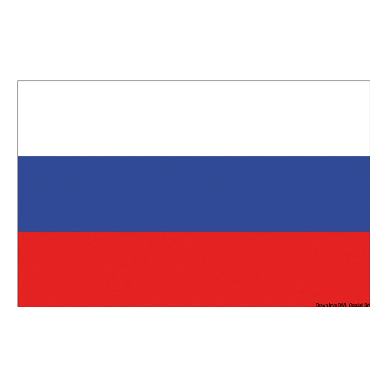 Osculati Bandiera Russia 20 x 30 cm