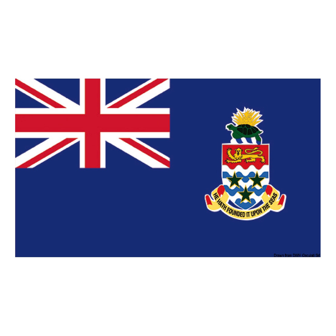 Osculati Bandiera Isole Cayman nazionale 20x30