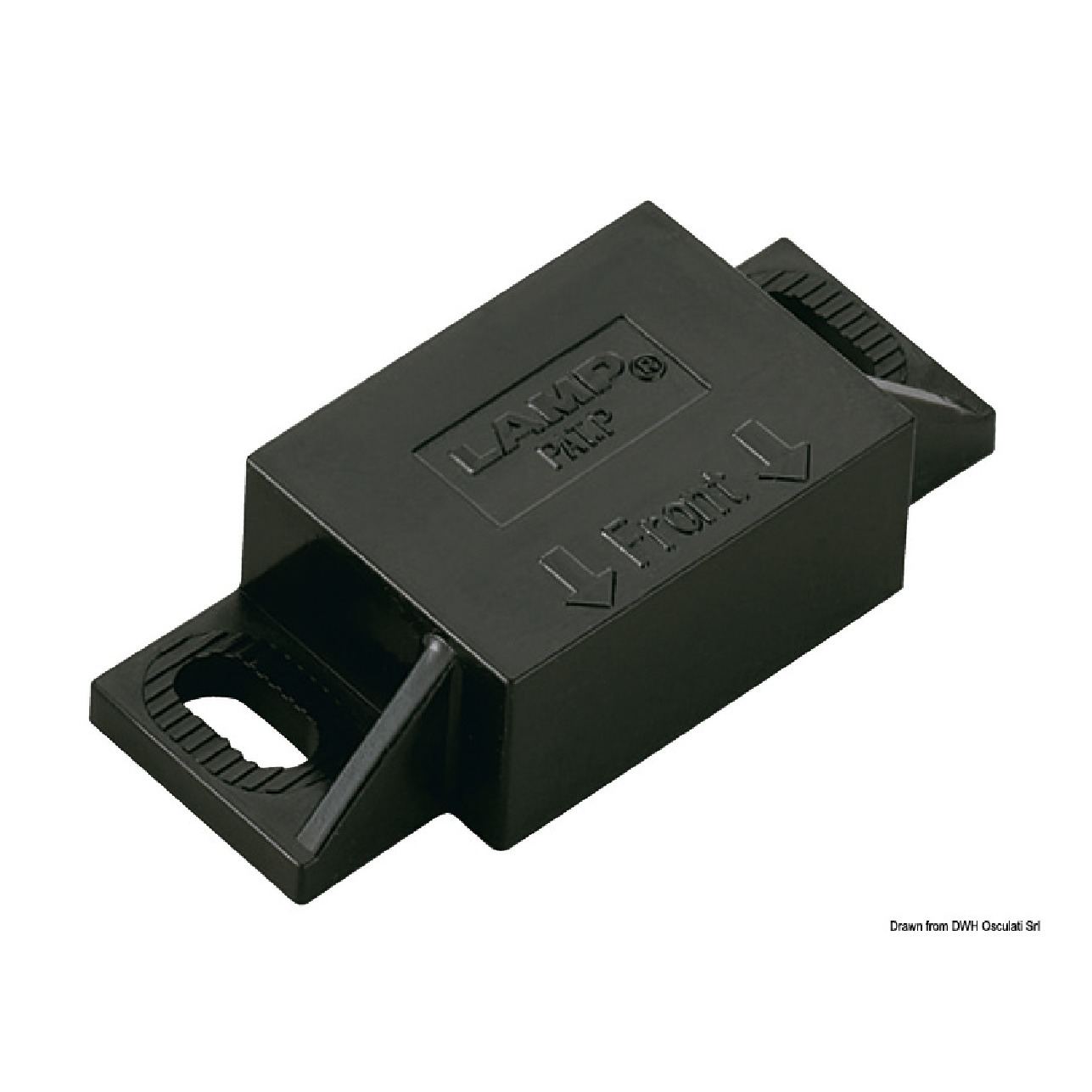 Sugatsune Chiusura magnetica fissaggio ad angolo nera