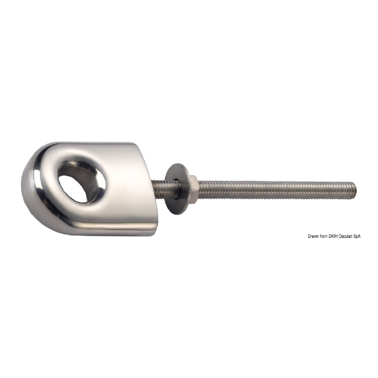 Osculati Anello prua/poppa in acciaio inox AISI 316 lucidato a specchio
